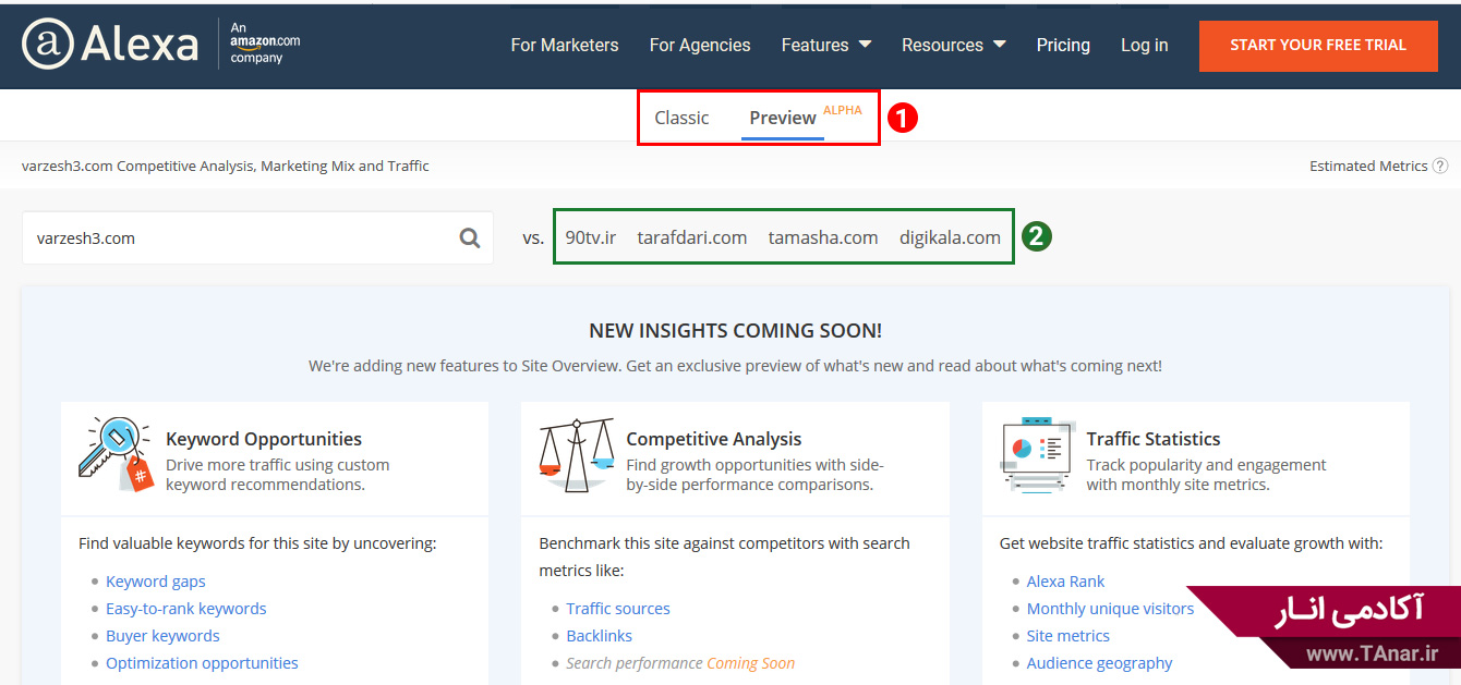 آموزش ظاهر جدید با تغییرات جدید الکسا - آکادمی انار